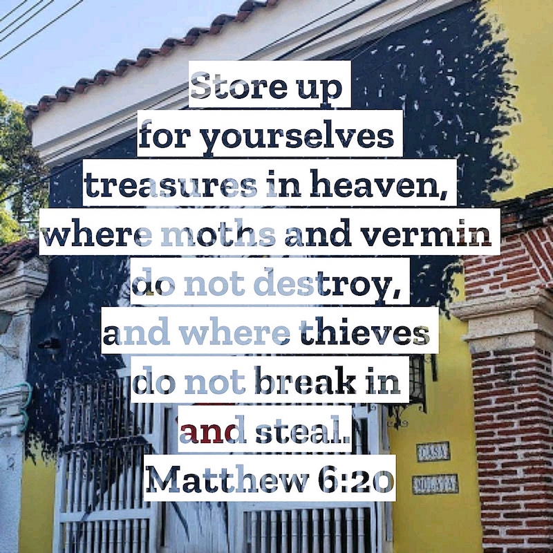 Matthew 6:20